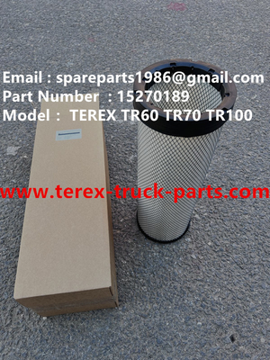 China TEREX 15270189 FILTRO NHL CAMIÓN VOLQUETE MINERÍA CANTERA TRANSPORTADOR FUERA DE CARRETERA VOLQUETE RÍGIDO TR45 TR50 TR60 TR70 proveedor