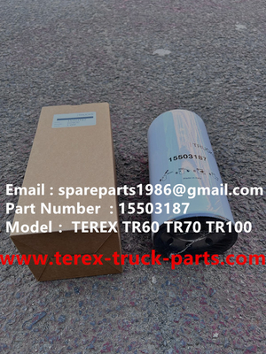 China FILTRO TEREX 15503187  SKF FAG KOYO CUMMINS CANTERA NHL CAMIÓN VOLQUETE RÍGIDO TR35 TR50 TR60 TR100 3303 3305B 3307 3311 proveedor