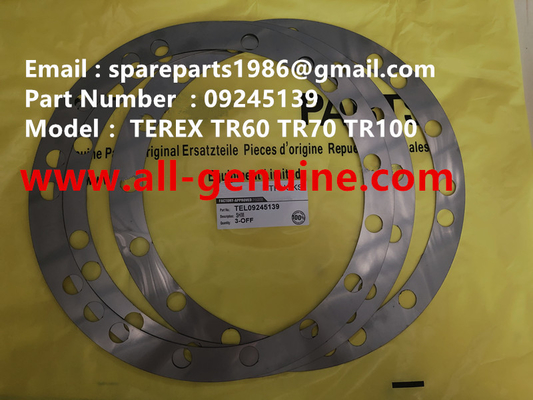 China TEREX 09245139 CUÑA NHL DUMP TRUCK TR35 TR50 TR60 TR100 3305B 3305F 3303 3307 TR45 TR70 MT4400 proveedor