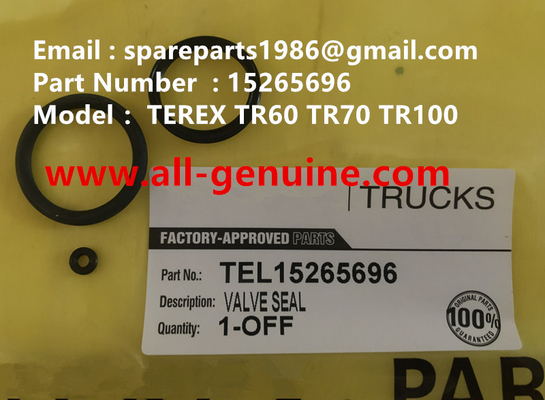 China TEREX 15265696 SELLO DE VÁLVULA SKF FAG KOYO CUMMINS CANTERA NHL CAMIÓN VOLQUETE RÍGIDO TR35 TR50 TR60 TR100 3303 3305B 3307 3311 proveedor