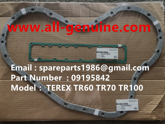 China 09195842 GASKET ALLISON TEREX NHL TRAMP TR35 TR50 TR60 TR100 3305B 3305F 3303 3307 TR45 TR70 MINERÍA fuera de la carretera proveedor