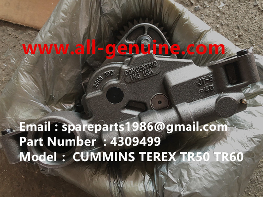 China 4309499 BOMBA DE COMBUSTIBLE TEREX CUMMINS DUMP TRUCK TR50 TR60 TR100 TR70 MINING HAULER OFF HIGHWAY RIGID DUMP TRUCK MT4400AC proveedor