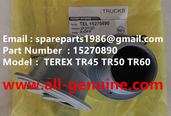 China TEREX 15270890 DIFUSOR DE AIRE AUTRAVÍO TRICK TR35 TR50 TR60 TR100 3305B 3305F 3303 3307 TR45 TR70 MT4400 proveedor