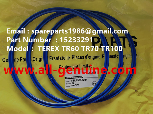 China 15233291 SEAL TEREX NHL GE MOTOR DE RUEDAS TR50 TR60 TR45 TR70 TRAMPÓN DE DAMPING MINERAL TRUQUINO REAL MT4400 MT3600 BELAZ 75131 transportador de mercancías proveedor