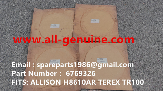 China 6769326 PLACA ALLISON PLACA 5GEB25A KOMATSU 730E 830E TEREX UNIT RIG BUCYRUS MT4400AC MT5500 MT3600 NTE240 NTE260 proveedor