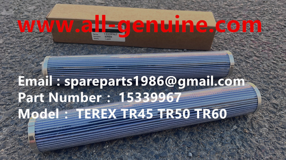 China 15339967 FILTRO GE 730E 830E TEREX UNIT RIG BUCYRUS MT4400AC MT5500 MT3600 NTE240 NTE260 proveedor