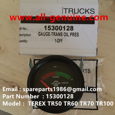 China TEREX 15300128 MEDIDO DE LA PRESIÓN DEL ÓLEO NFH camión de descarga de basura cantera minera TR45 TR50 TR60 TR70 proveedor