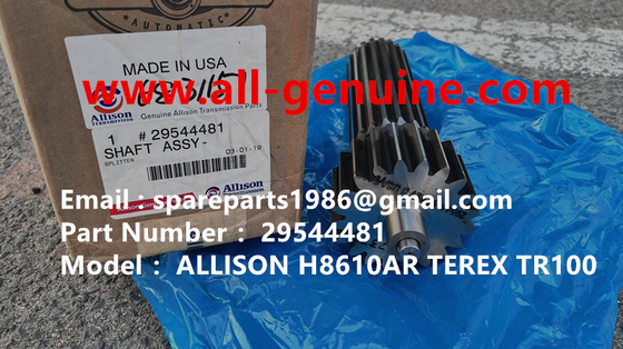 China 29544481 EJE VOLQUETE TEREX TR35 TR50 TR60 TR100 3305B 3305F 3303 3307 TR45 TR70 CUMMINS ALLISON UNIT RIG MT4400 proveedor