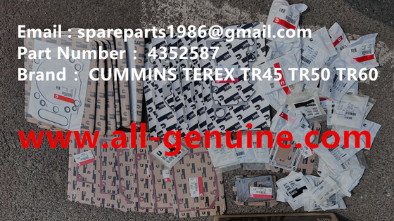 China JUNTAS CUMMINS 4352587 PARA CAMIÓN VOLQUETE DE MINERÍA NHL TR35 TR50 TR60 TR100 3305B 3305F 3303 3307 TR45 TR70 MT4400 proveedor
