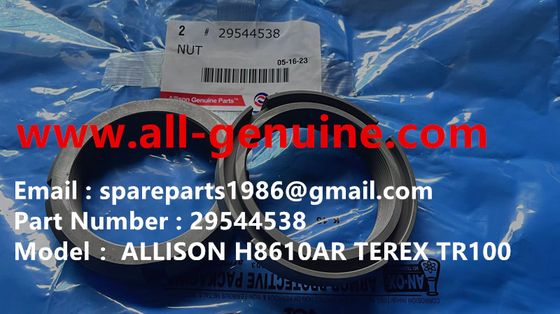 China 29544538 TUERCA ALLISON TEREX NHL CAMIÓN VOLQUETE TR35 TR50 TR60 TR100 3305B 3305F 3303 3307 TR45 TR70 MT4400 CUMMINS proveedor