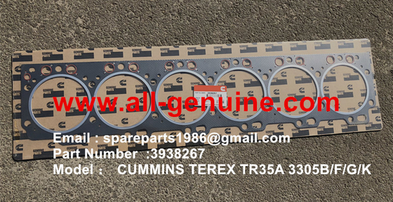 China Cummins 3938267 Junta Minería Terex NHL Camión volquete TR35 TR50 TR60 TR100 3305B 3305F 3303 3307 TR45 TR70 MT4400 CUMMINS proveedor