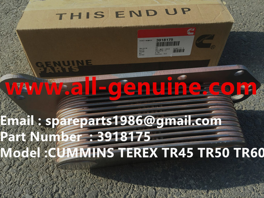 China CUMMINS MOTOR TEREX 3918175 COOLER de aceite NHL camión de descarga de la cantera TR45 TR50 TR60 TR70 proveedor