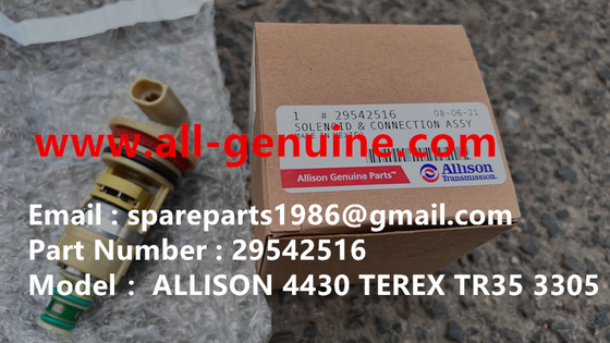 China VÁLVULA ALLISON 29542516  TEREX NHL DUMP TRUCK TR35 TR50 TR60 TR100 3305B 3305F 3303 3307 TR45 TR70 MT4400 proveedor