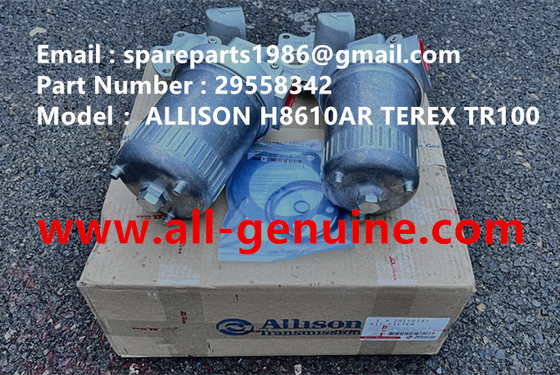 China 29558342 FILTR ASSY ALLISON TEREX TRUCK DE DUMP TA40 TR50 TR60 TR70 TR100A MT4400 MT3600 MT3700 MT5500 GE NTE240 NTE260 El transporte de mercancías por carretera en el interior de las ciudades en las que se encuentran los camiones de la Unión proveedor