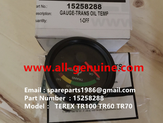 China TEREX 15258288 GAUGE TRANS TEMPERATURA DEL ÓLEO NHL camión de descarga minería TR45 TR50 TR60 TR70 proveedor
