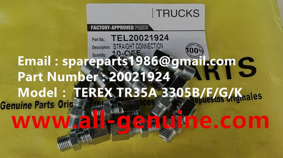 China 20021924 CONECTOR TEREX NHL CAMIÓN VOLQUETE RÍGIDO TR35 TR50 TR60 TR100 3305B 3305F 3303 3307 TR45 TR70 MT4400 proveedor