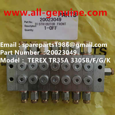 China 20023049 VÁLVULA TEREX NHL SANY TR35A 3303 3305 3307 TR50 TR60 TR100 NTE240 NTE260 MT3600 MT3700 MT4400AC proveedor
