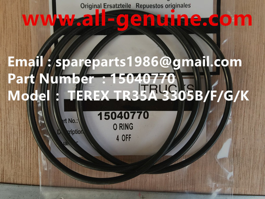 China TEREX 15040770 JUNTA TÓRICA  MINERÍA CAMIÓN VOLQUETE NHL TR35 TR50 TR60 TR100 3305B 3305F 3303 3307 TR45 TR70 MT4400 proveedor