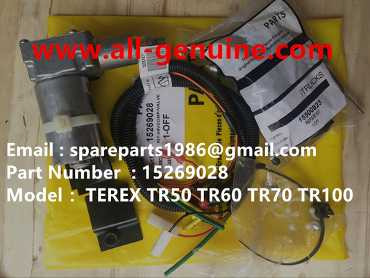 China 15269028 KIT VÁLVULA 24V TEREX NHL TR50 TR60 TR45 TR70 CAMIÓN VOLQUETE MINERO ORIGINAL proveedor