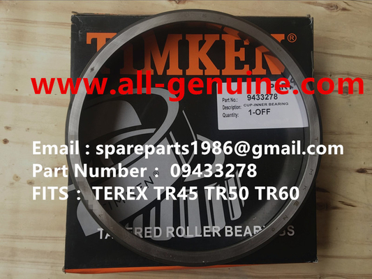 China 09433278 RODAMIENTO DE COPA TIMKEN TEREX NHL TR50 TR60 TR45 TR70 CAMIÓN VOLQUETE MINERO ORIGINAL proveedor