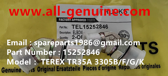 China 15252846 CODO  VOLQUETE TEREX TR35 TR50 TR60 TR100 3305B 3305F 3303 3307 TR45 TR70 MT4400 proveedor