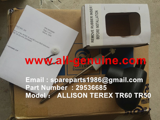 China 29536685 KNOB ALLISON ASSY KIT TEREX NHL TR50 TR60 TR45 TR70 camión de desecho de minas original proveedor