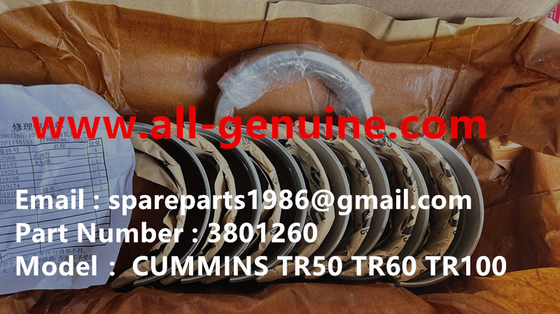 China 3801260 SET NORMÁTICO DE LAJAMENTOS MAÑOS CUMMINS TEREX TR100 MINERÍA Camión de descarga rígido fuera de la autopista Camión de descarga auténtica proveedor