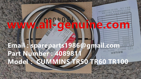 China 4089811 PISTON RING SET CUMMINS TEREX TR100 MINING RIGID DUMP TRUCK OFF HIGHWAY TRUCK PARTES originales para el transporte de mercancías por carretera y para el transporte de mercancías por carretera proveedor