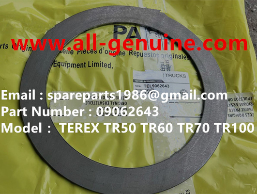 China 09062643 ARANDELA TEREX NHL TR35 TR50 TR60 TR100 CUMMINS ALLISON UNIT RIG MT4400 MT3600 MT3300 MT3700 SANY proveedor