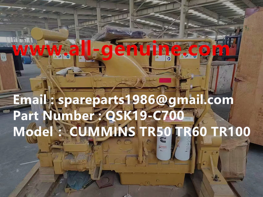 China MOTOR QSK19-C700 ENSAMBLADO CUMMINS TEREX TR100 CAMIÓN VOLQUETE RÍGIDO DE MINERÍA FUERA DE CARRETERA PIEZAS ORIGINALES proveedor