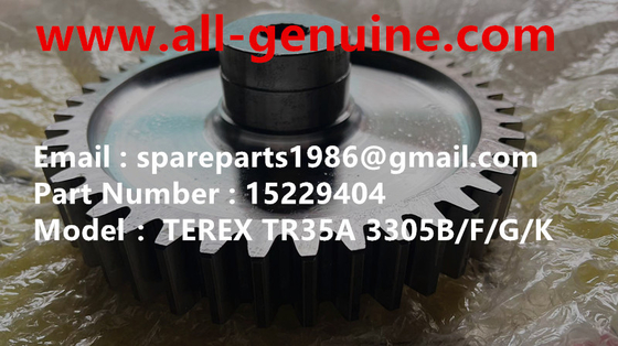 China 15229404 ENGRANAJE TEREX DUMP TRUCK TR35 TR50 TR60 TR100 3305B 3305F 3303 3307 TR45 TR70 MT4400 CUMMINS ALLISON proveedor