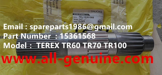 China 15361568 EJE TEREX NHL DUMP TRUCK TR35 TR50 TR60 TR100 CUMMINS ALLISON UNIT RIG MT4400 MT3600 MT3300 MT3700 SANY proveedor