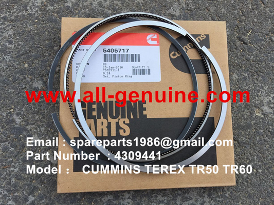 China CUMMINS TEREX 4309441 JUEGO DE ANILLOS DE PISTÓN  NHL MINING DUMP TRUCK TR35 TR50 TR60 TR100 3305B 3305F 3303 3307 TR45 TR70 MT4400 proveedor