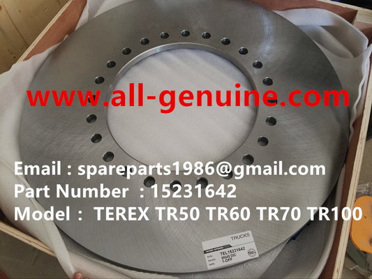 China TEREX 15231642 DISCO DE FRENO FUERA DE CARRETERA  VOLQUETE DE MINERÍA NHL TR35 TR50 TR60 TR100 3305B 3305F 3303 3307 TR45 TR70 MT4400 proveedor
