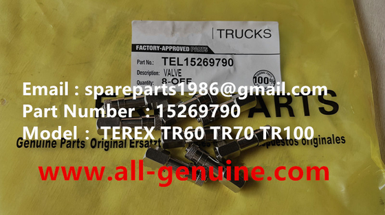 China 15269790 VÁLVULA TEREX NHL DUMP TRUCK TR50 TR60 TR100 HAULER proveedor