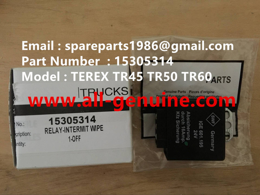 China TEREX 15305314 RELÉ LIMPIAPARABRISAS INTERMITENTE NHL VOLQUETE MINERÍA CANTERA TR50 TR60 TR70 proveedor
