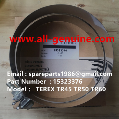 China 15323376 ABRAZADERA DE SELLADO TEREX NHL TR50 TR60 TR45 TR70 CAMIÓN VOLQUETE MINERO ORIGINAL proveedor