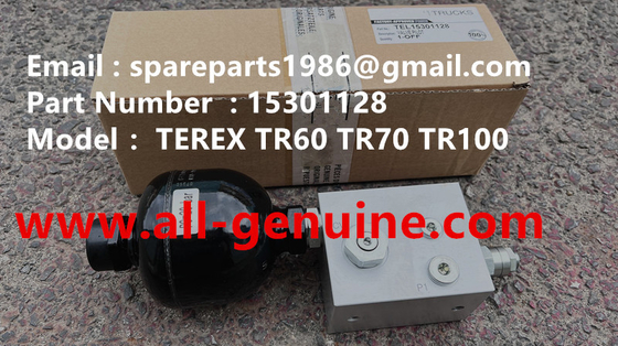 China TEREX 15301128 VÁLVULA PILOTO NHL CAMIÓN VOLQUETE RÍGIDO TR35 TR50 TR60 TR100 3305B 3305F 3303 3307 TR45 TR70 MT4400 proveedor