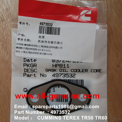 China CUMMINS TEREX 4973532 JUNTA NHL MINERÍA CAMIÓN VOLQUETE TR35 TR50 TR60 TR100 3305B 3305F 3303 3307 TR45 TR70 MT4400 proveedor