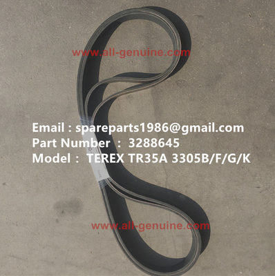 China 3288645 Cinturón para TEREX NHL UNIT RIG SANY TR35A 3303 3305 3307 TR50 TR60 TR100 NTE240 NTE260 MT3600 MT3700 MT4400AC proveedor