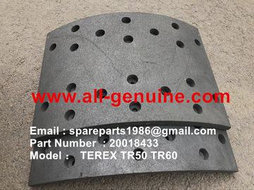 China TEREX 20018433 LINING TR50 TR60 TR70 TR100 TR45 3305F 3305B TR35A camión rígido de basura minería fuera de la carretera proveedor