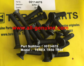 China TEREX 00114676 TORNILLO  VOLQUETE NHL TR35 TR50 TR60 TR100 3305B 3305F 3303 3307 TR45 TR70 MT4400 proveedor