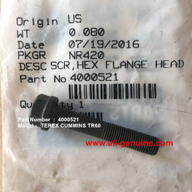 China PERNO CUMMINS ENGINE TEREX 4000521 TRACTOCAMIÓN NHL DUMP MINERÍA CANTERA TR45 TR50 TR60 TR70 proveedor
