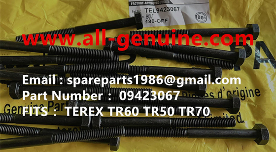 China 09423067 PERNO TEREX ALLISON H8610AR 29544093 TR45 TR50 TR60 TR70 CAMIÓN VOLQUETE DE MINERÍA NHL proveedor