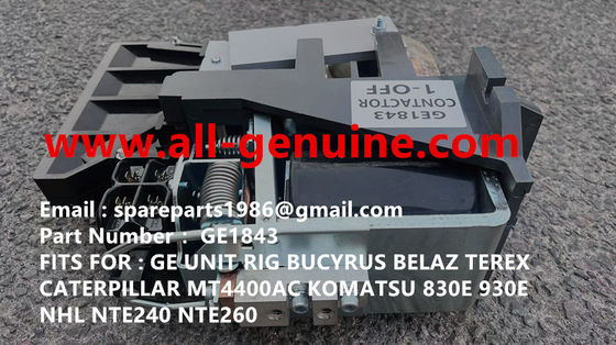 China GE1843 CONTACTOR KOMATSU GE TEREX UNIT RIG BUCYRUS MT4400AC MT5500 MT3600 NTE240 NTE260 CAMIÓN VOLQUETE NHL TRANSPORTADOR MINERO proveedor