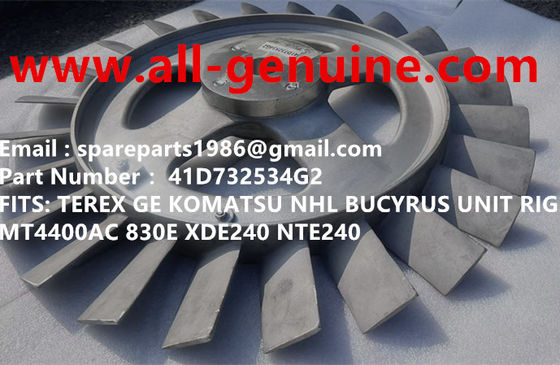 China 41D732534G2  FAN GE TEREX UNIT RIG BUCYRUS MT4400AC MT5500 MT3600 NTE240 NTE260 NHL DUMP TRUCK HAULER MINING proveedor