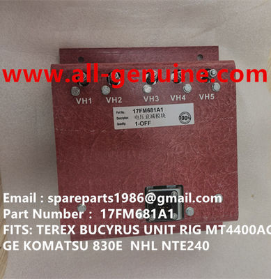China 17FM681A1 Módulo VAM FITS GE TEREX UNIT RIG BUCYRUS MT4400AC MT5500 MT3600 NTE240 NTE260 NHL TRUCK DUMP TROLLER Minería proveedor