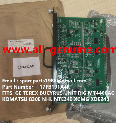 China 17FB191A4F CARD GE TEREX UNIT RIG BUCYRUS MT4400AC MT5500 MT3600 NTE240 NTE260 NHL DUMP TRUCK HAULER MINING proveedor