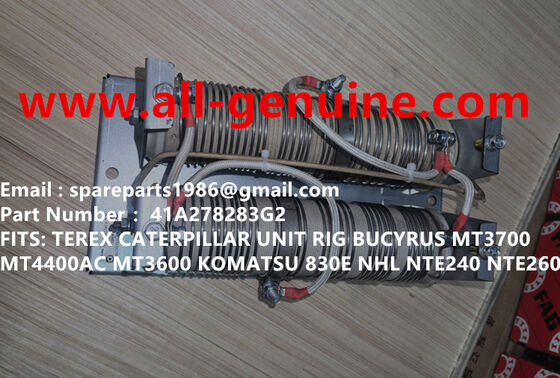China 41A278283G2 R1 RESISTOR TEREX UNIT RIG BUCYRUS MT4400AC MT5500 MT3600 NTE240 NTE260 CAMIÓN VOLQUETE NHL TRANSPORTADOR MINERO proveedor