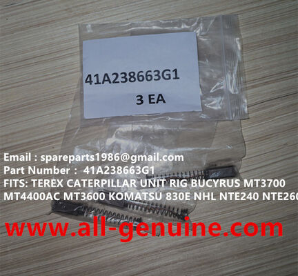 China 41A238663G1 BRUSH GE TEREX UNIT RIG BUCYRUS MT4400AC MT5500 MT3600 NTE240 NTE260 NHL TRUCK DE DUMP TROLLER MINERÍA de las minas de hierro y otras materias primas proveedor